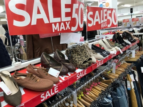 衣類川越店のSALE