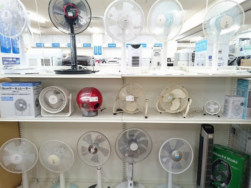 エアコンの扇風機