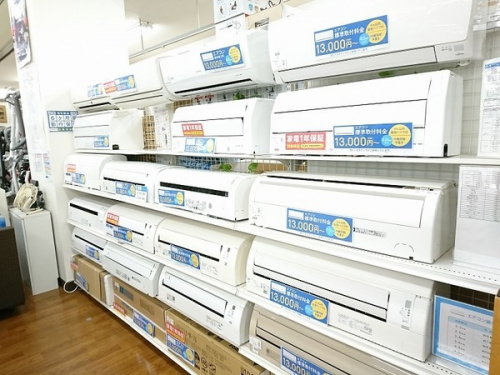 エアコンの扇風機