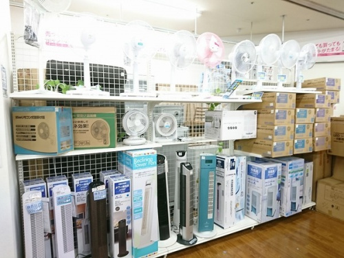 タワーファンの冷風機