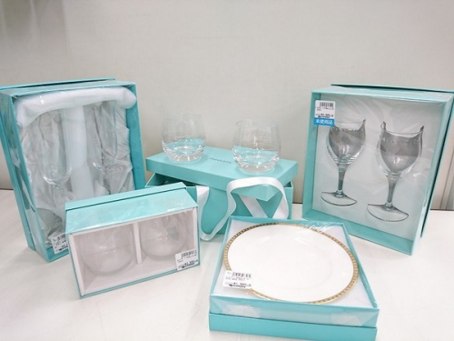 Tiffany グラスの贈答品 川越