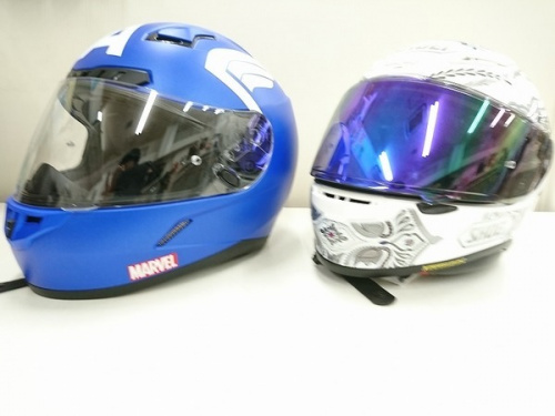 ヘルメットのSHOEI
