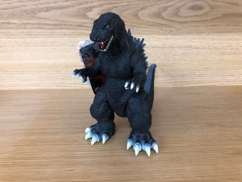 ゴジラのソフビフィギュア