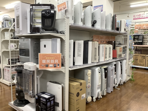 暖房器具の冬物家電