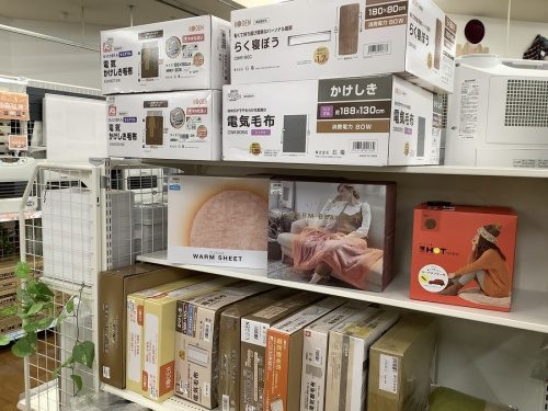 ヒーターの電気毛布
