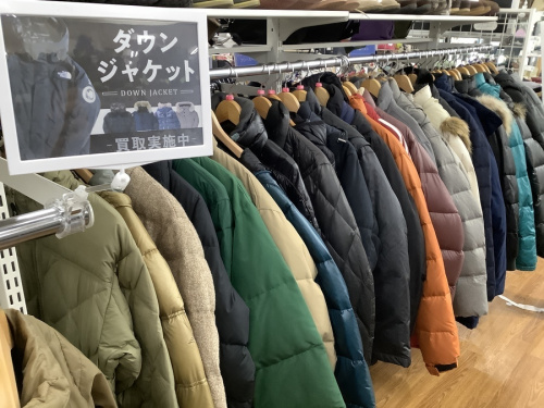 冬物の買取強化