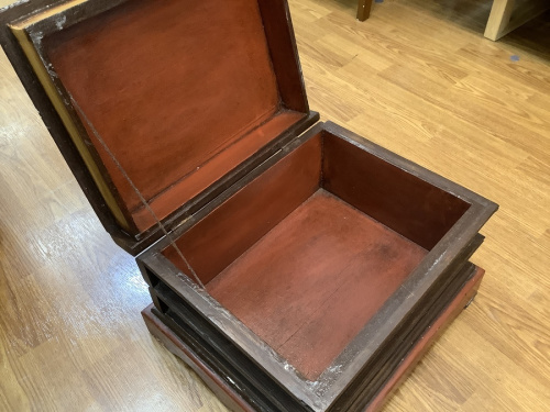 収納雑貨の小物入れ 蓋付