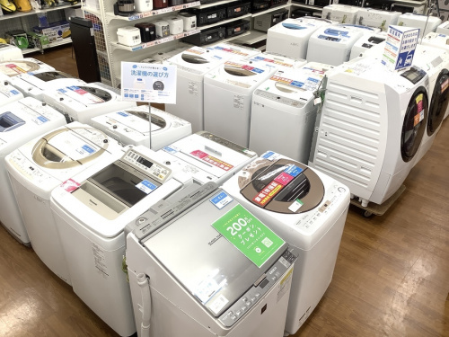 生活家電の洗濯機