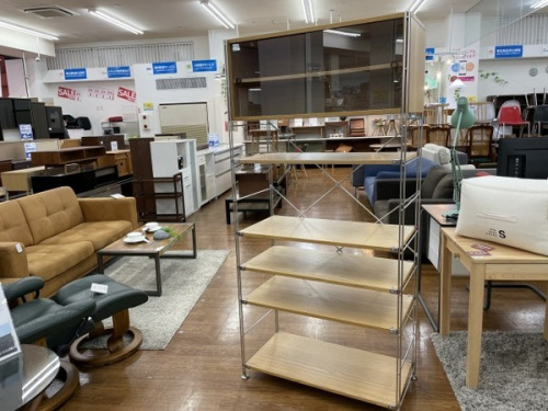 家具のオープンシェルフ　シェルフ　ユニットシェルフ