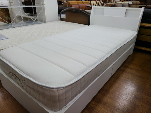 ﾆﾄﾘ 引き出し付きシングルベッド ホワイト 【トレファク所沢店】