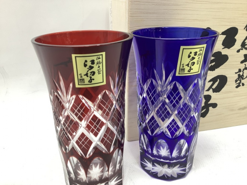 和食器の江戸切子