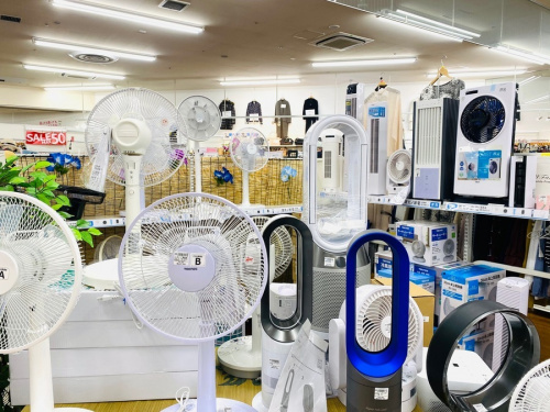 エアコンの扇風機