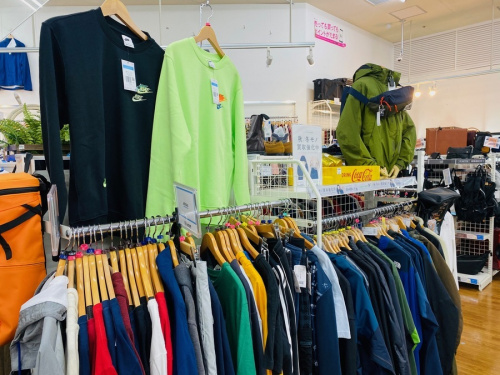 スウェットのパーカー