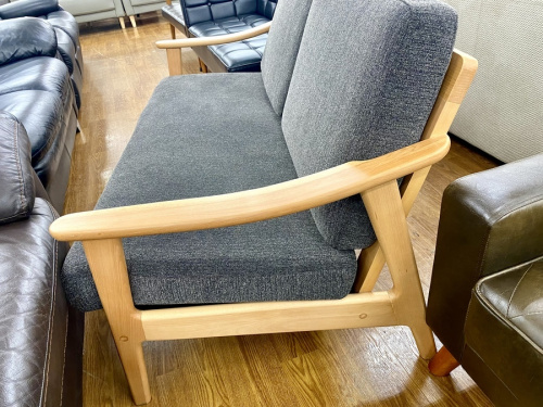 オークフレームハイバックチェアのイス