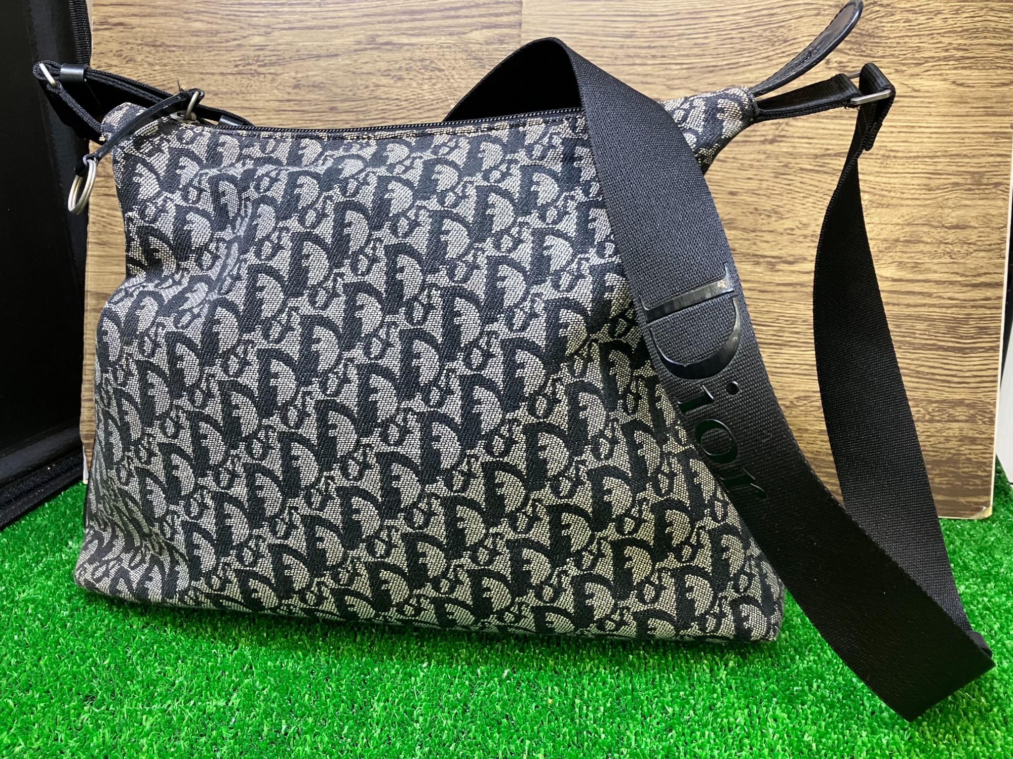 正規品　ChristianDiorプレート　ショルダーバッグ　トロッター Christian Dior（クリスチャン・ディオール） トロッター ショルダー