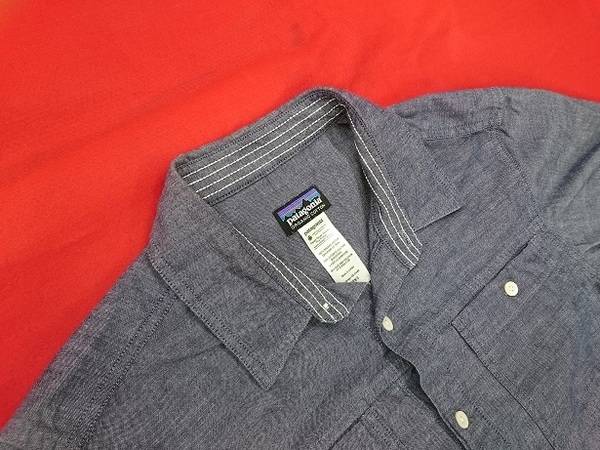 patagonia パタゴニア シャンブレー デニム シャツ Mサイズ 状態良好 Patagoniaシャンブレーシャツ入荷!!【鶴ヶ島店】｜2016年12月05