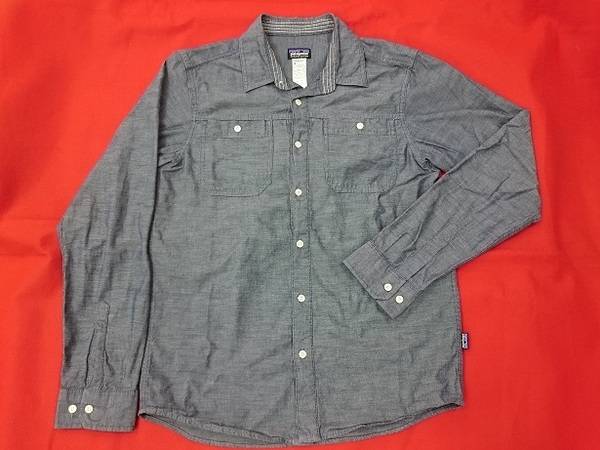 patagonia パタゴニア シャンブレー デニム シャツ Mサイズ 状態良好 patagonia パタゴニア デニム ダンガリー シャツ 長袖 メンズ M