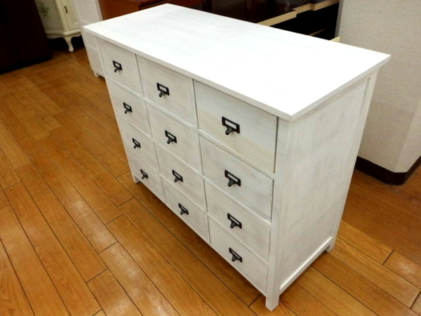 5段チェスト 展示処分品 ホワイト【トレファク堺福田店】 桐製3列4段のチェストが入荷致しました！【鶴ヶ島店】｜2019年04月10日