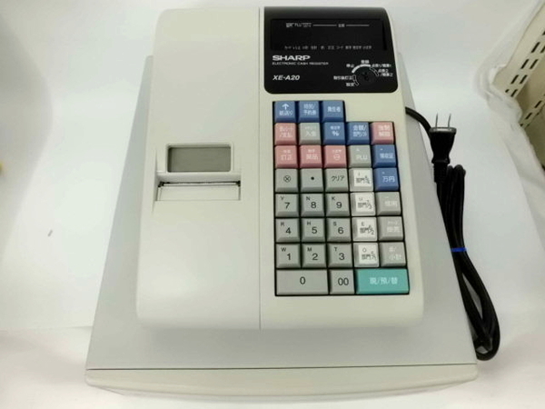 レジスター　SHARP SHARP レジスター ホワイトXE-A207W シャープ電子レジスター XE-A207W