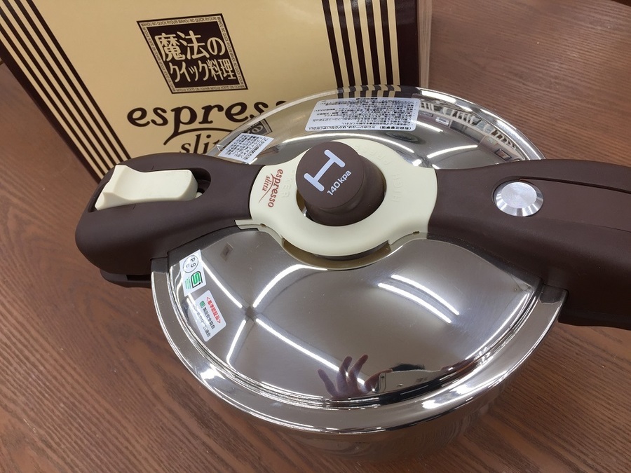 espresso slitta(エスプレッソスリッタ) 圧力鍋5.5Lが入荷!!【鶴ヶ島店】 [2020.02.15発行]｜リサイクルショップ