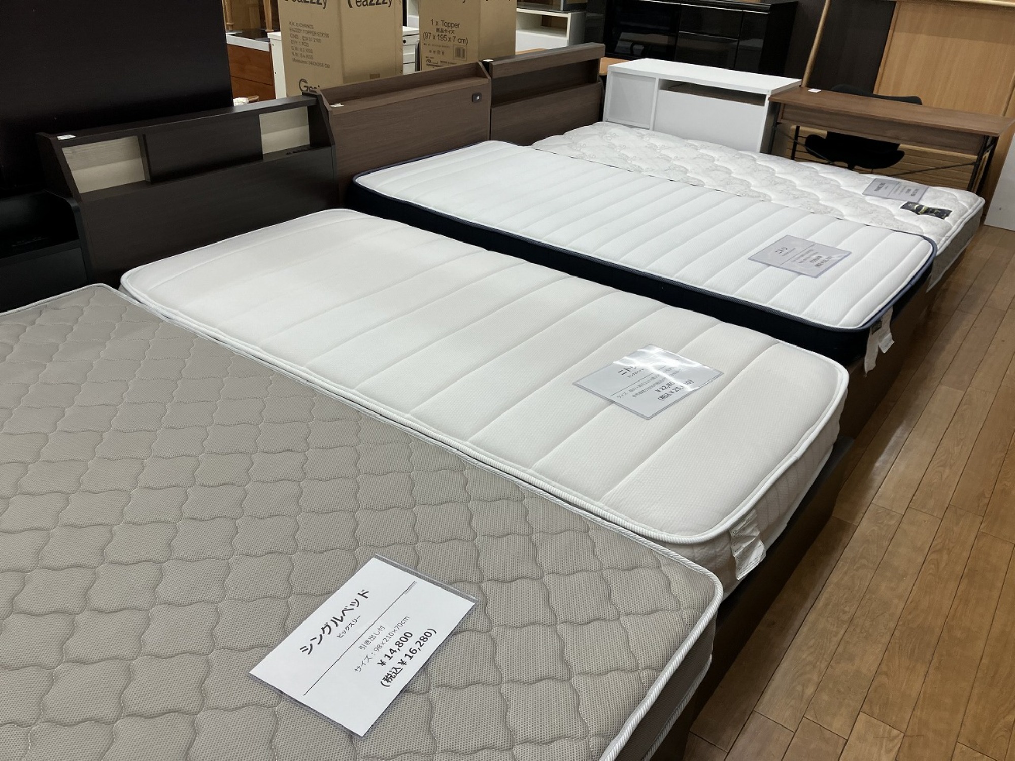 【トレファク鶴ヶ島店】シングルベッド 引き出し付 訳あり品 ベッドを買うならトレファク鶴ヶ島店へ！｜2023年06月05日｜リサイクル
