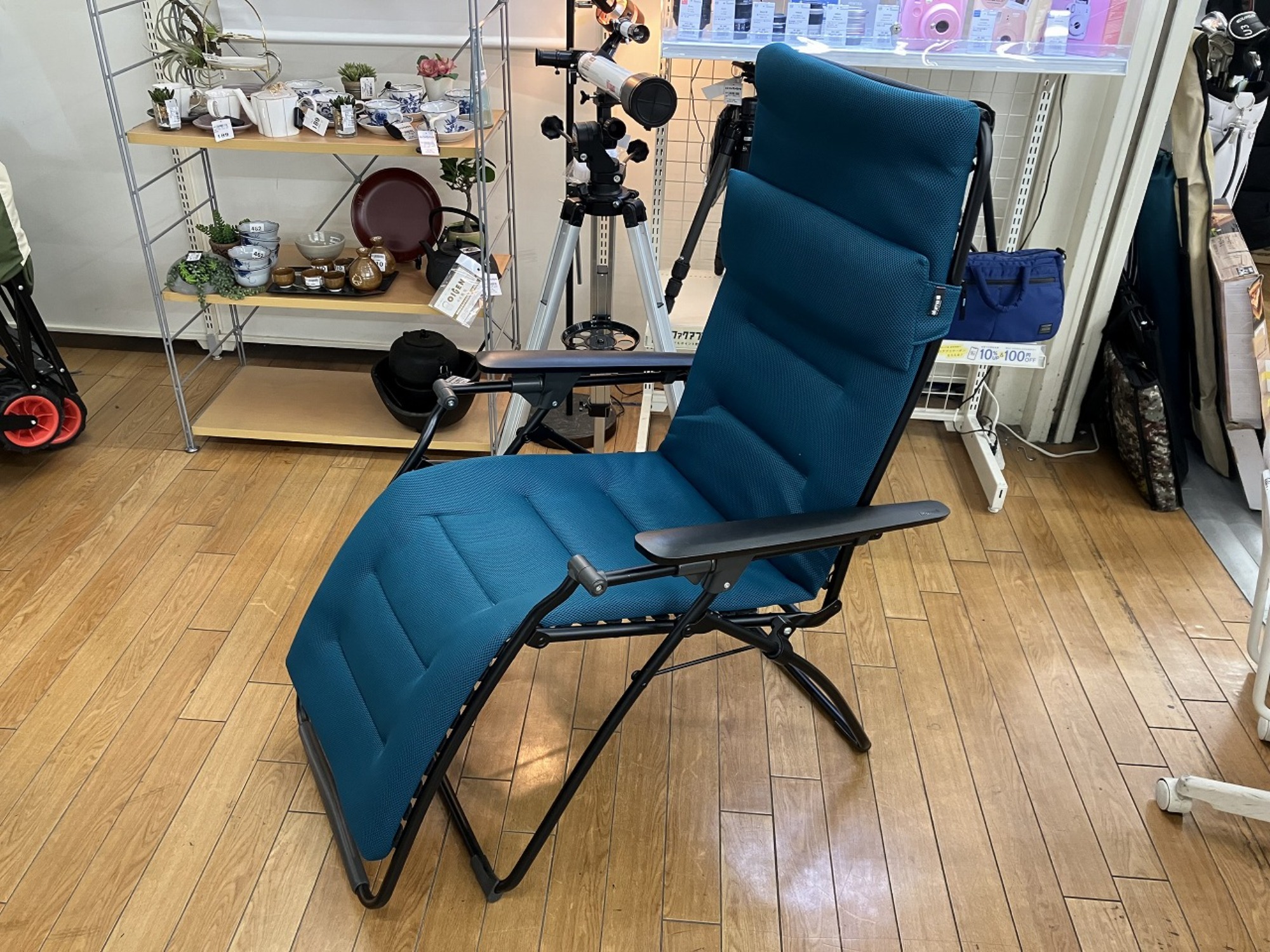 引取限定　中古　ラフマ　lafuma リクライニングチェア リクライニングチェア Lafuma ラフマ : ファイティングロード