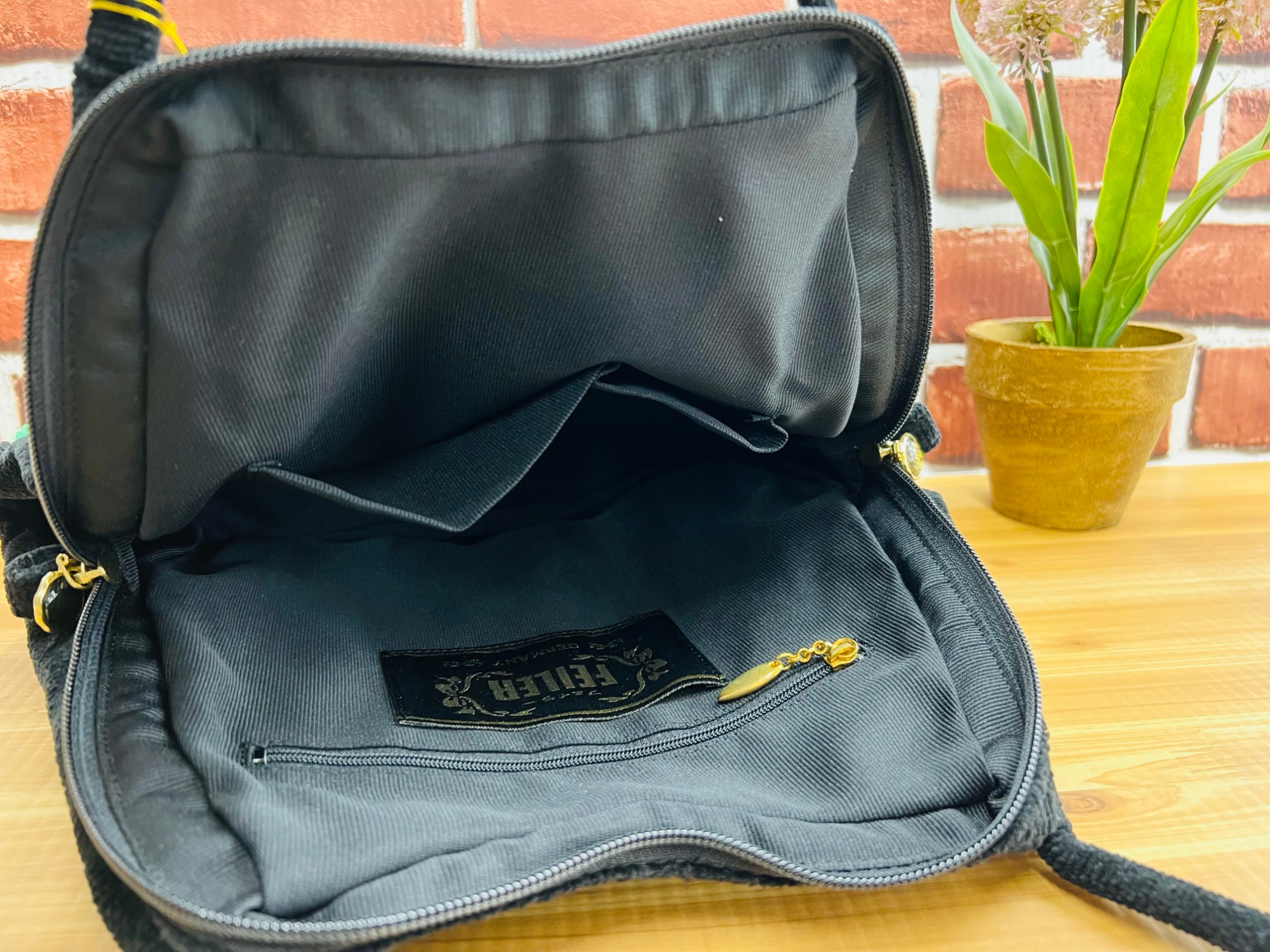 【新品未使用タグ付】FEILER バンブーハンドバッグ バケツ型 フェイラー ハンドバッグ バンブー グレー 花柄｜Yahoo!フリマ