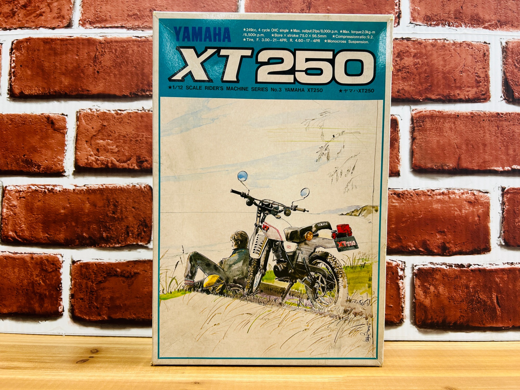 レトロホビー買取強化中】 BANDAIのYAMAHA XT250 1/12スケールバイク