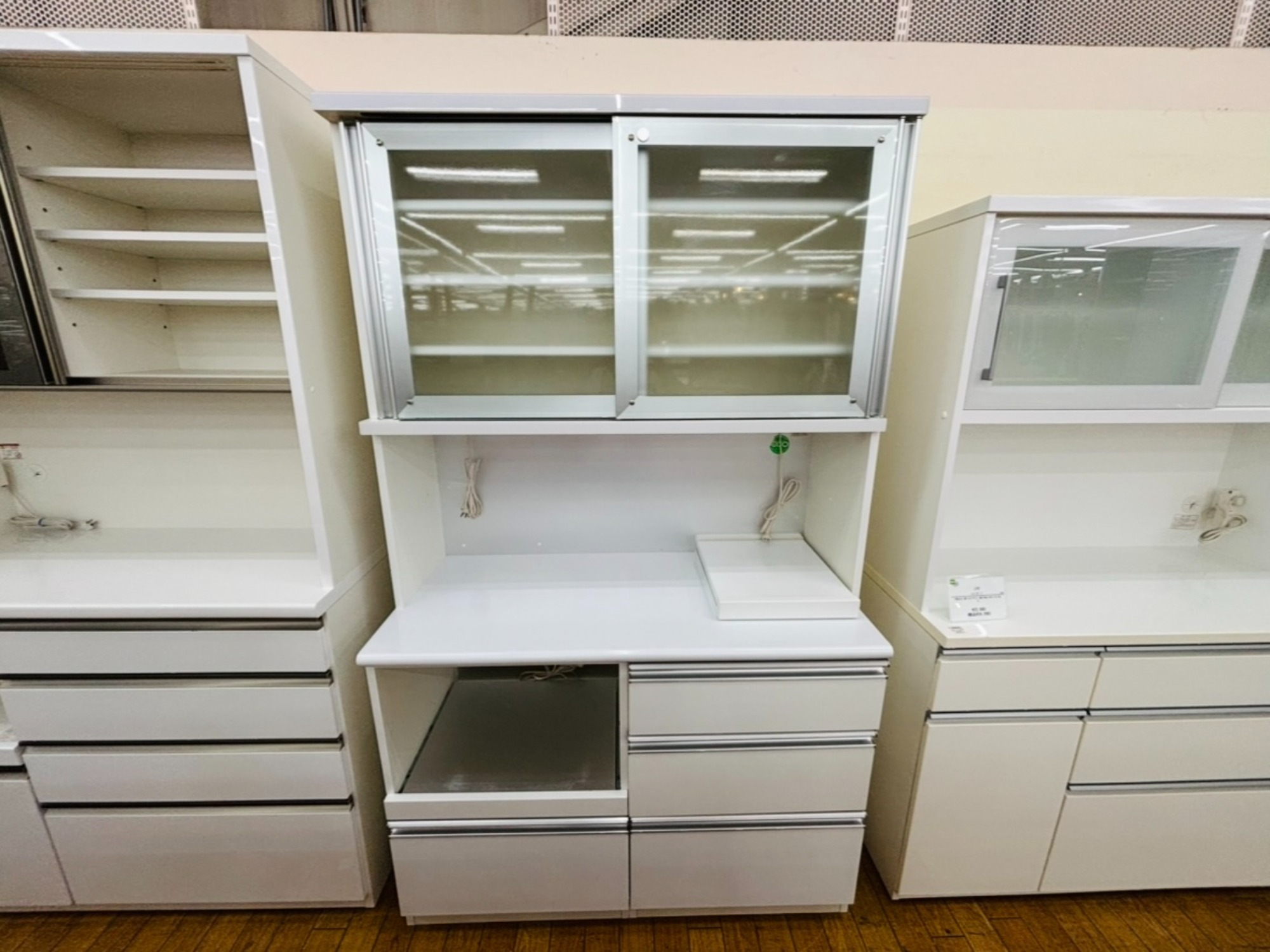 エスエークラフト　レンジボード　　ホワイト 食器棚-WSシリーズ-株式会社エスエークラフト 食器棚 リビング収納