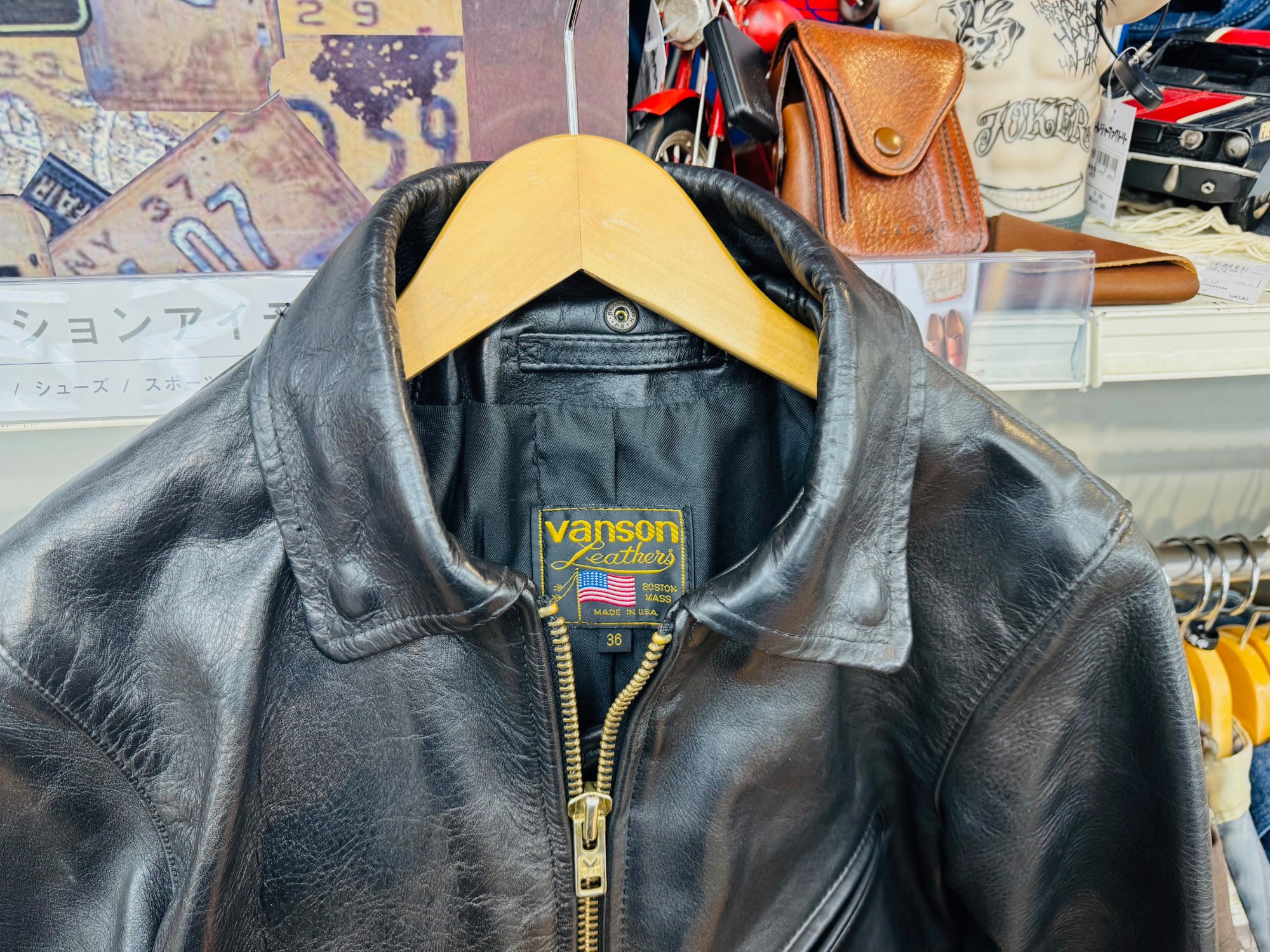 衣類買取強化中】VANSON（バンソン）のレザージャケットが入荷