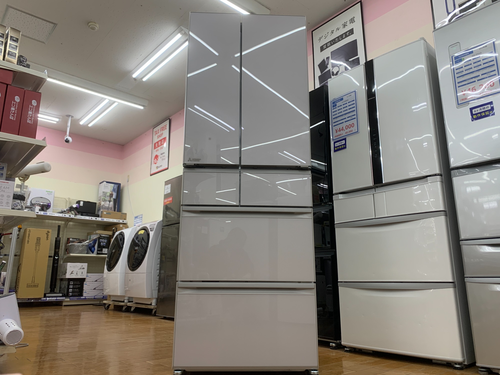 軽トラック無料貸出】展示中の大型冷蔵庫、値下げしました！【有料配送