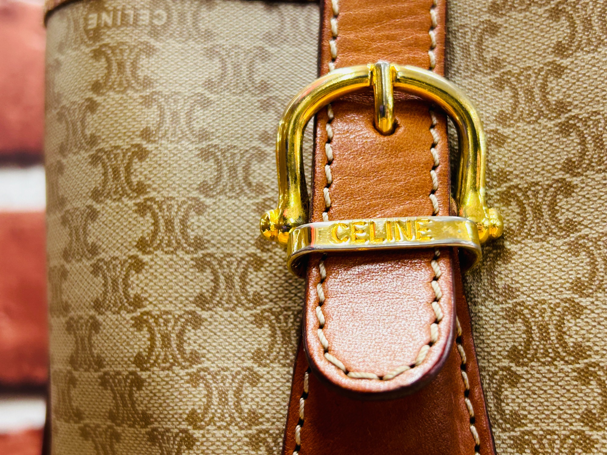 ブランド買取強化中】CELINE（セリーヌ）のマカダム柄 ハンドバッグが