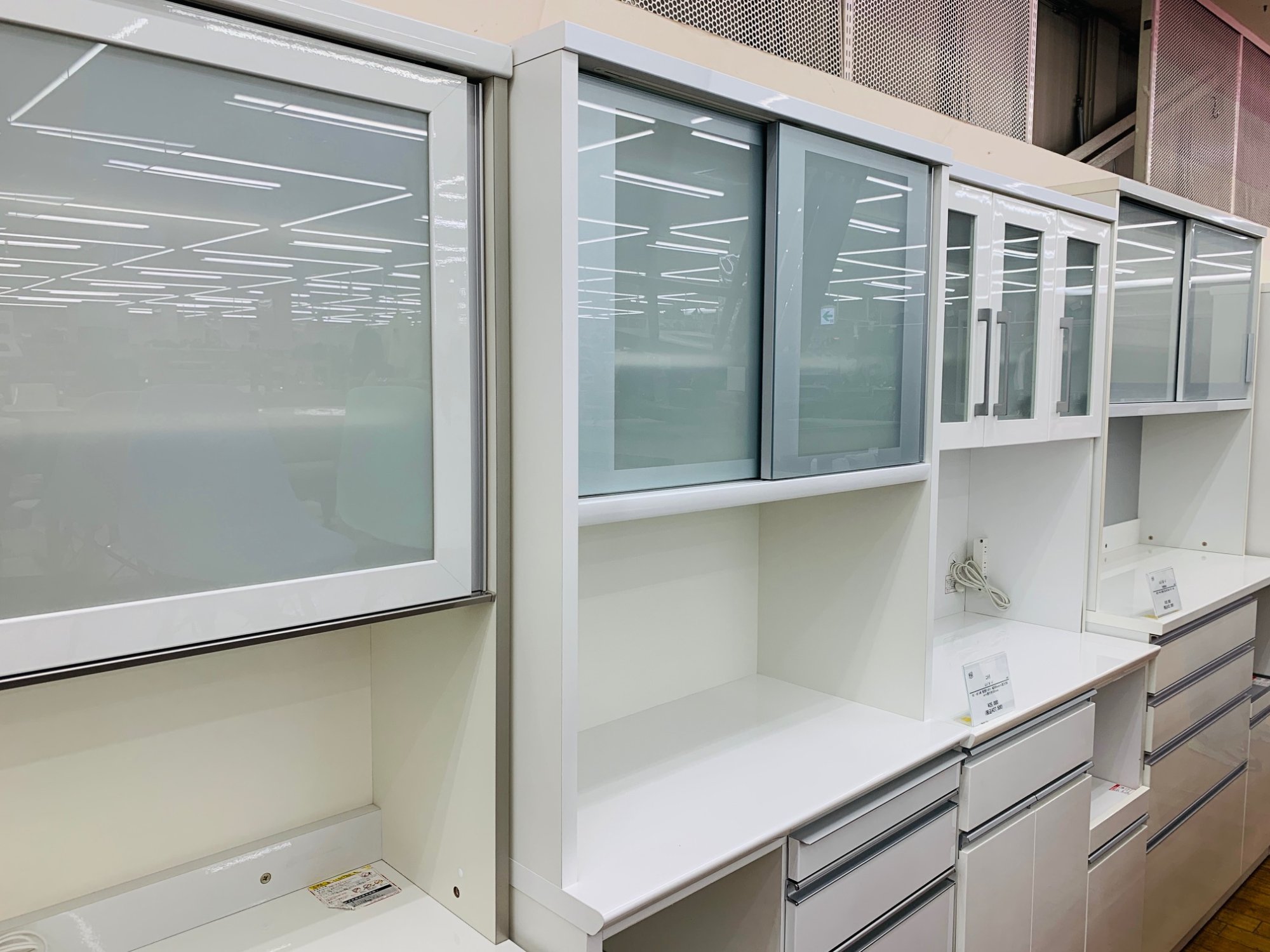 松田家具 レンジボード キッチン収納 ホワイト MATSUDA / 松田家具】レンジボード キッチン収納｜ホワイトカラーで