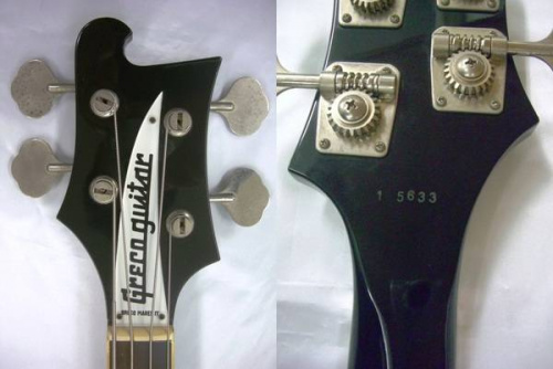 リッケンバッカーモデルのエレキベース