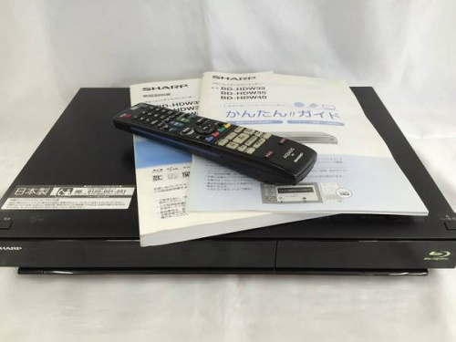 デジタル家電のブルーレイレコーダー