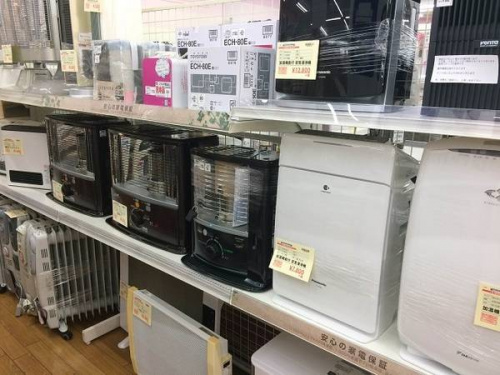 季節家電のストーブ