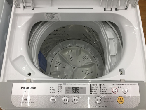 洗濯機の新生活