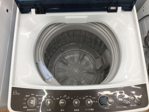 洗濯機の新生活