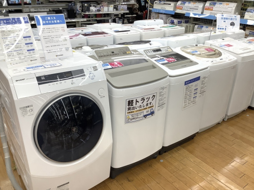 生活家電の洗濯機