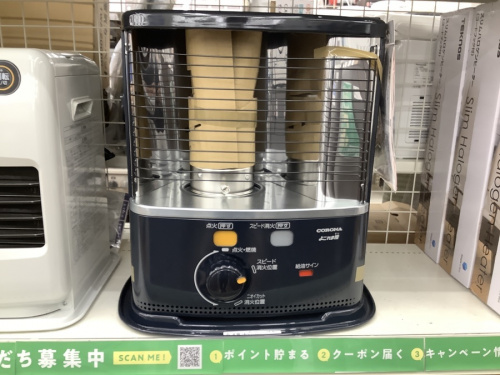 石油ストーブの石油ファンヒーター