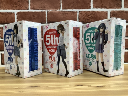 フィギュアのけいおん! 5thアニバーサリーフィギュア