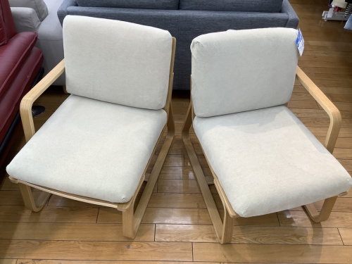 2人掛けソファーチェアの無印良品
