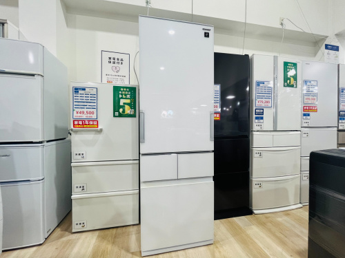 便利な両開きドア！【SHARP/シャープ】4ドア冷蔵庫 SJ-GT42D-W が入荷
