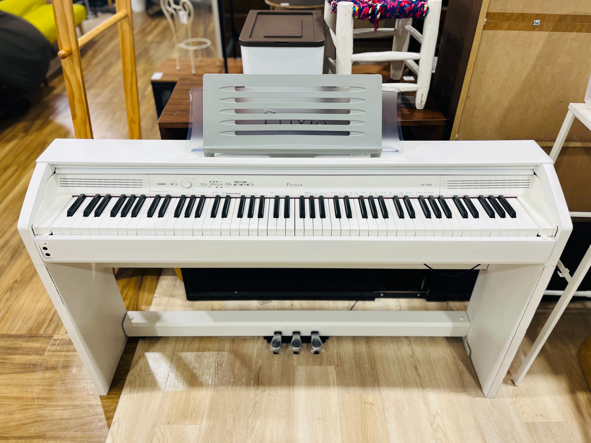 6ヶ月保証付！CASIO(カシオ)の電子ピアノ「PX-760WE」をご紹介！