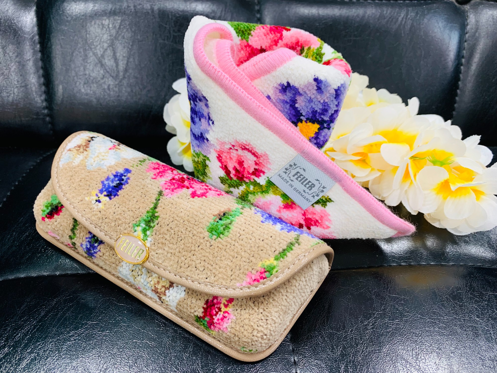 フェイラーメガネケース&タオルハンカチ　新品・未使用 ハンカチからオシャレを！【FEILER（フェイラー）】ハンカチ