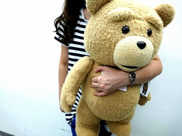 可愛い 怒ってる? 困ってる? テッド 55cm ぬいぐるみ Ted 映画 人形 テッド 特大ぬいぐるみ Amazon.co.jp: 超特大 可愛い 怒ってる? 困っ