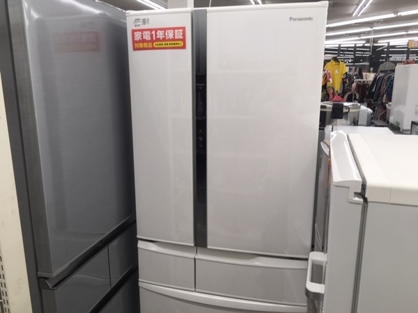 2019年製!!パナソニック 6ドア冷蔵庫 NR-FV454-Wのご紹介
