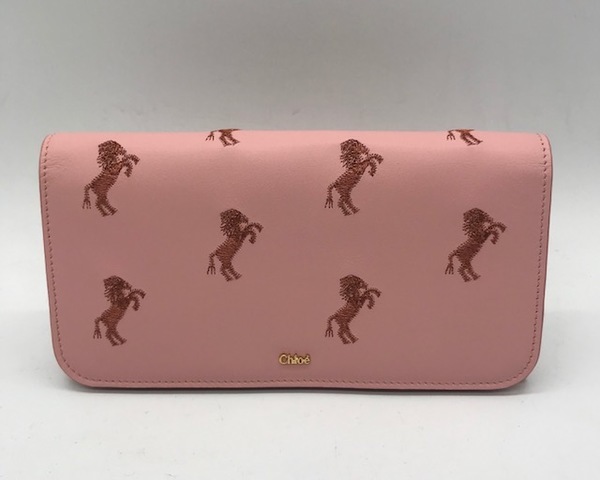 スマホで購入】Chloe(クロエ) リトルホース フラップ式長財布【春日部