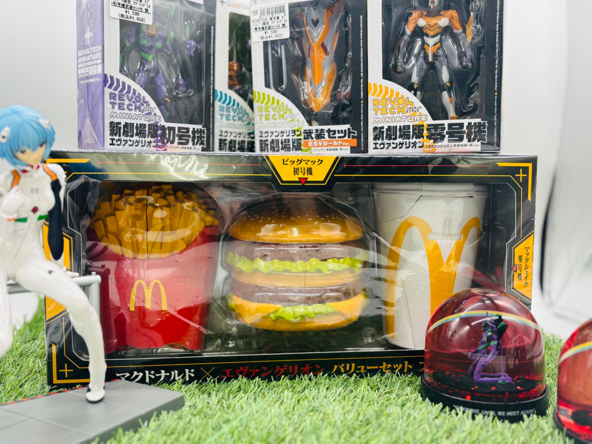 マクドナルド×エヴァンゲリオンのフィギュアのコンプリートセット 袋あり 新品未開封】マクドナルド×エヴァンゲリオン バリューセット