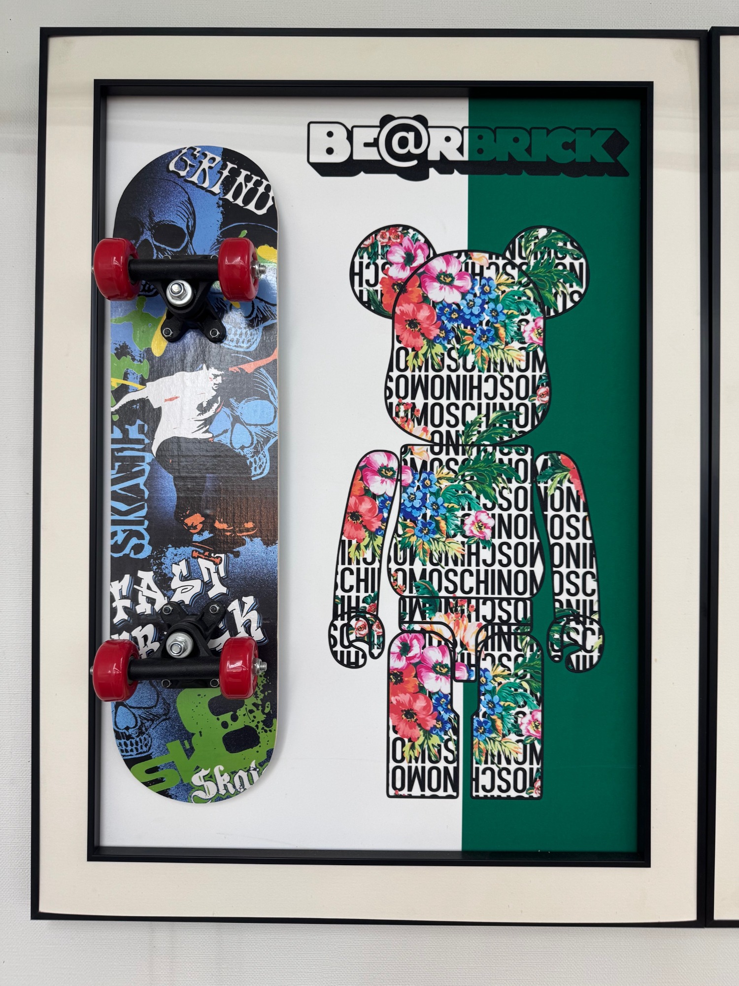 ベアブリック　BE@RBRICK アートパネル Amazon.co.jp: be@rbrickアートパネル ベアブリック壁掛け絵画